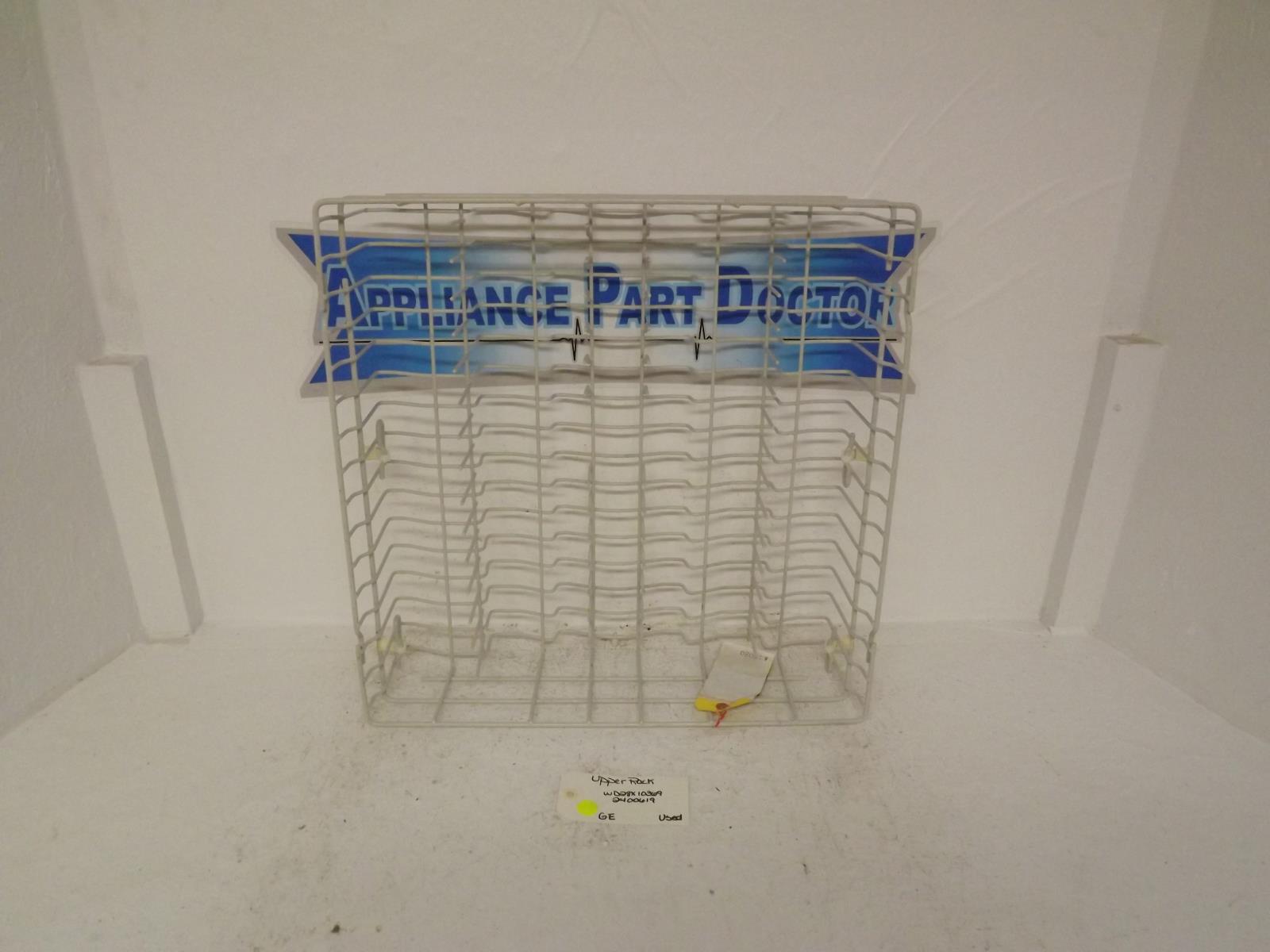 GE Dishwasher WD28X10369 2400619 Upper Rack Used GE Dishwasher WD28X10369 2400619 Upper Rack Used